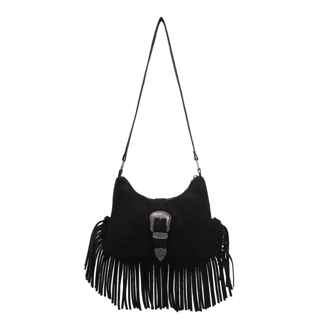 WoBohemian Fringe Hobo Bag Bowlift