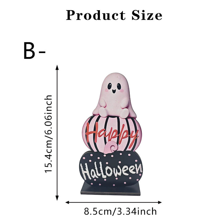Halloween decoration figure with stacked pumpkins Bowlift