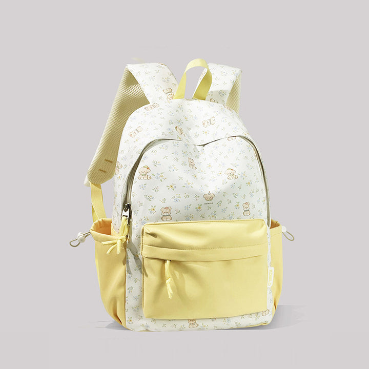 Playful Character Print Backpack Bowlift