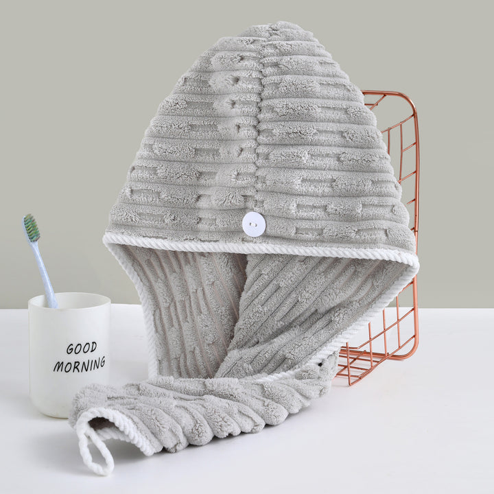 Ladies cozy bathrobe with hood Bowlift