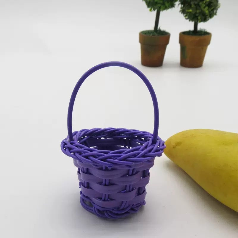 Mini Decorative Woven Basket Bowlift