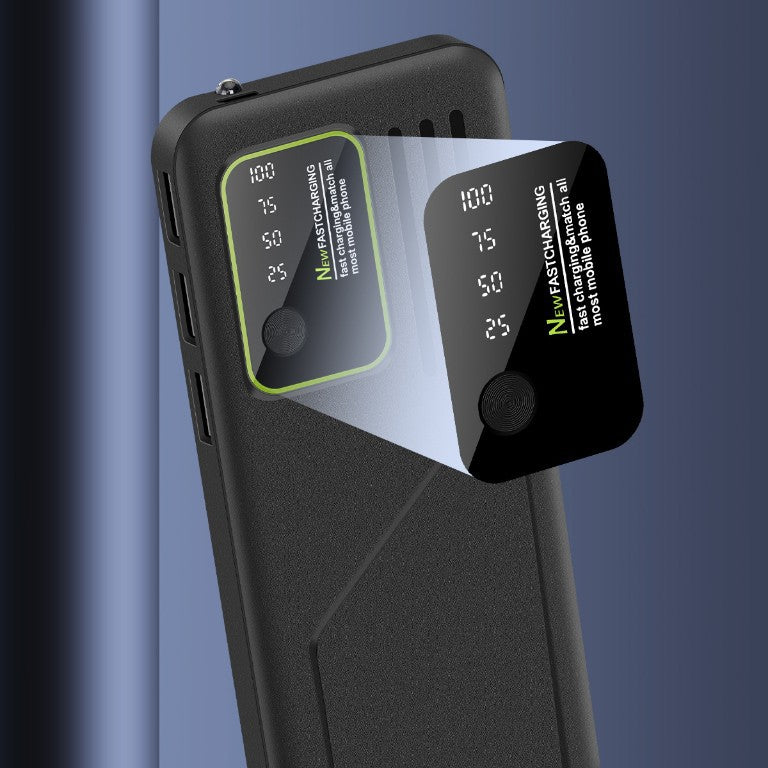 Portable power bank with digital charging display and intelligent fast charging Bowlift