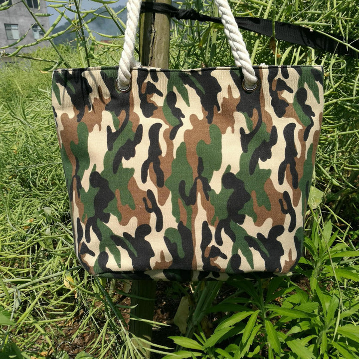 Camouflage Bags Made Of Sturdy Cotton Fabric Bowlift