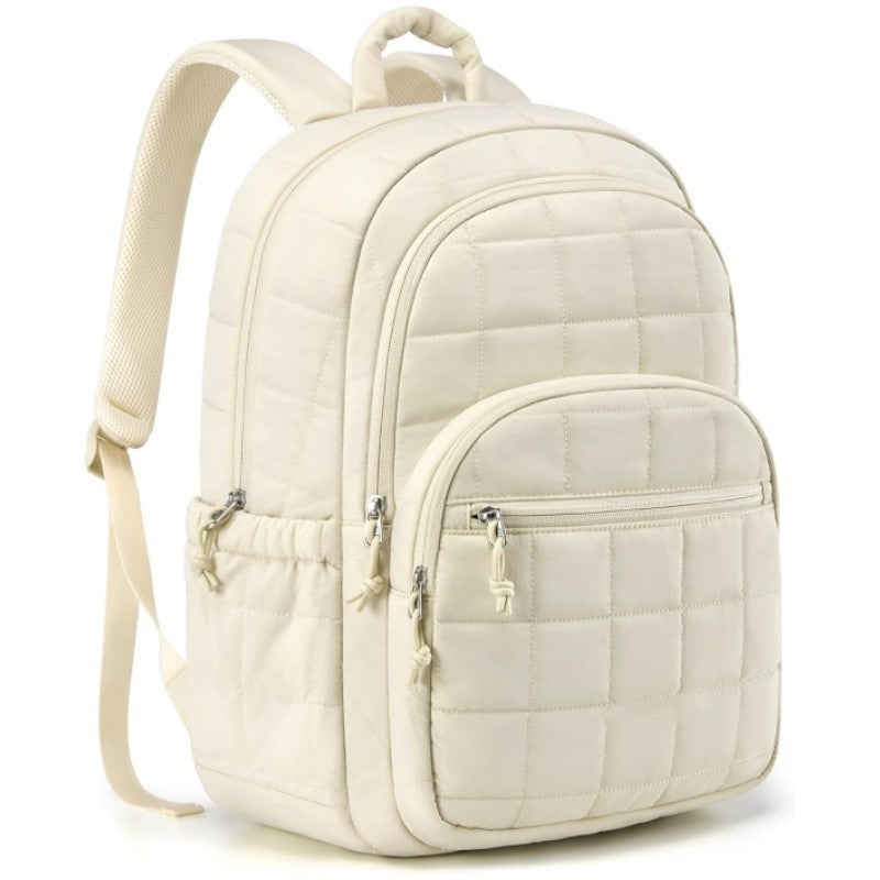 Fashionable backpack with padded interior and multiple compartments Bowlift