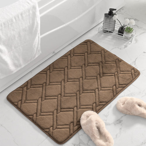 Soft Plush Woven Bath Mat