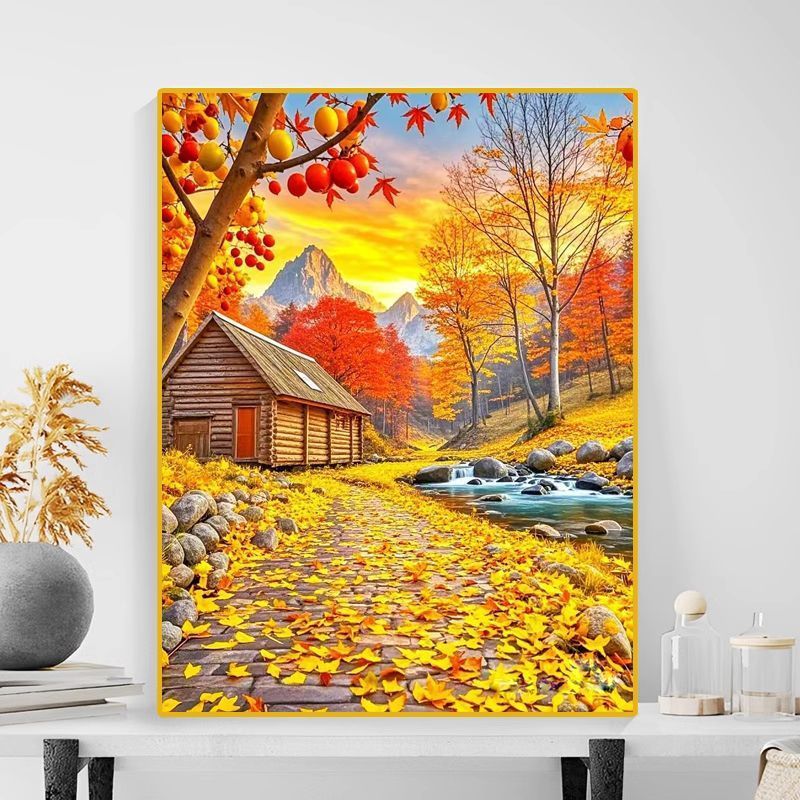 Autumn Landscape Canvas Art Print Bowlift