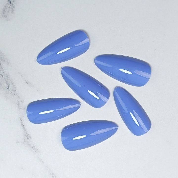 Premium Glossy Almond-Shaped Press-On Nails Bowlift