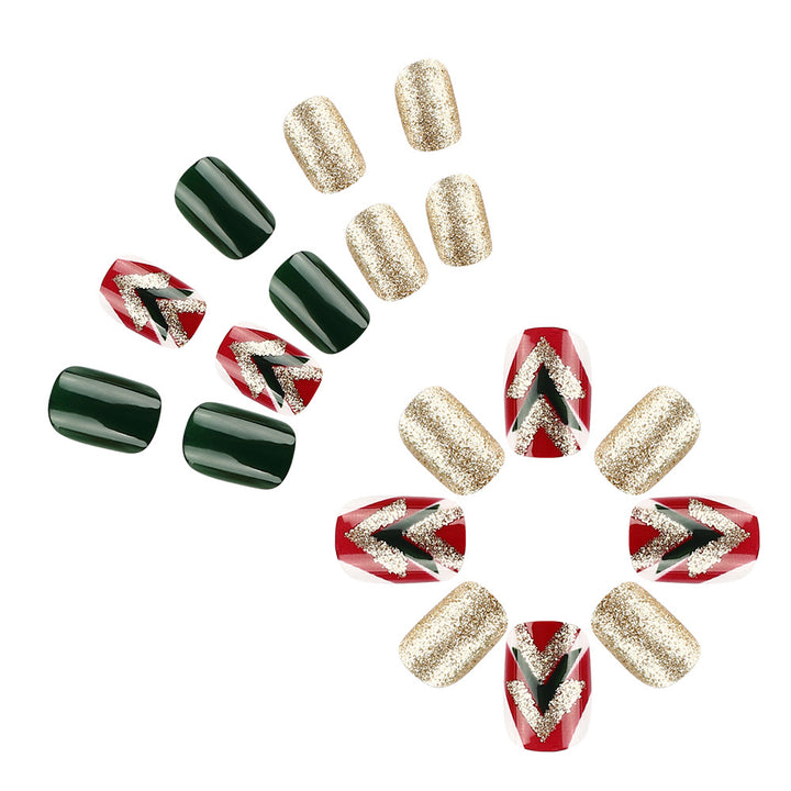 Artistic Holiday-Themed Nail Art Bowlift