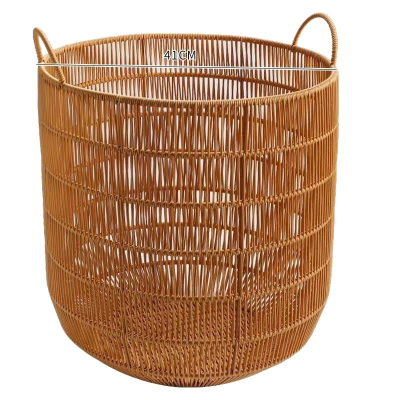 Decorative Woven Storage Basket Bowlift