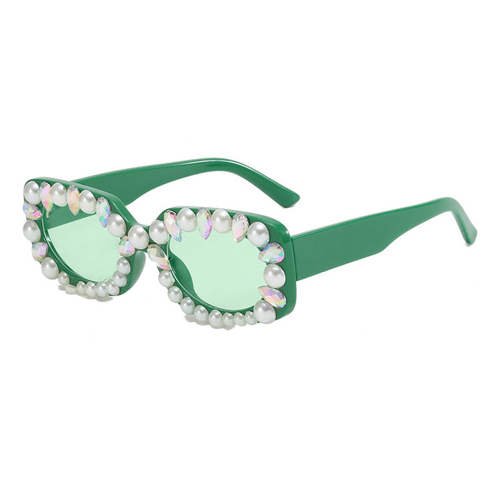 Ladies elegant sunglasses with pearl decoration Bowlift