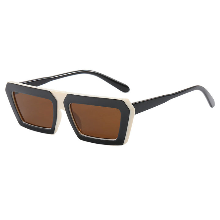 Women's fashionable sunglasses with a distinctive square frame and polarizing lenses Bowlift