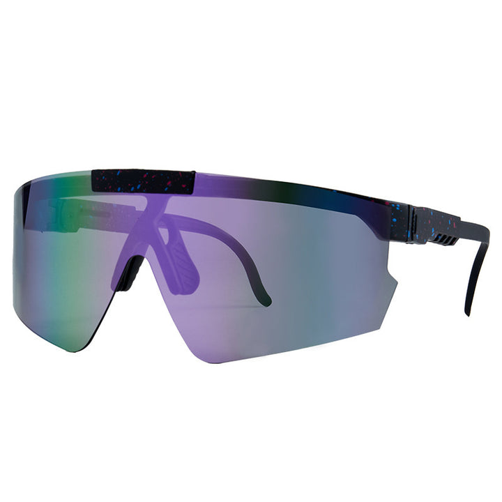 Women's sport sunglasses in modern design with large lenses Bowlift