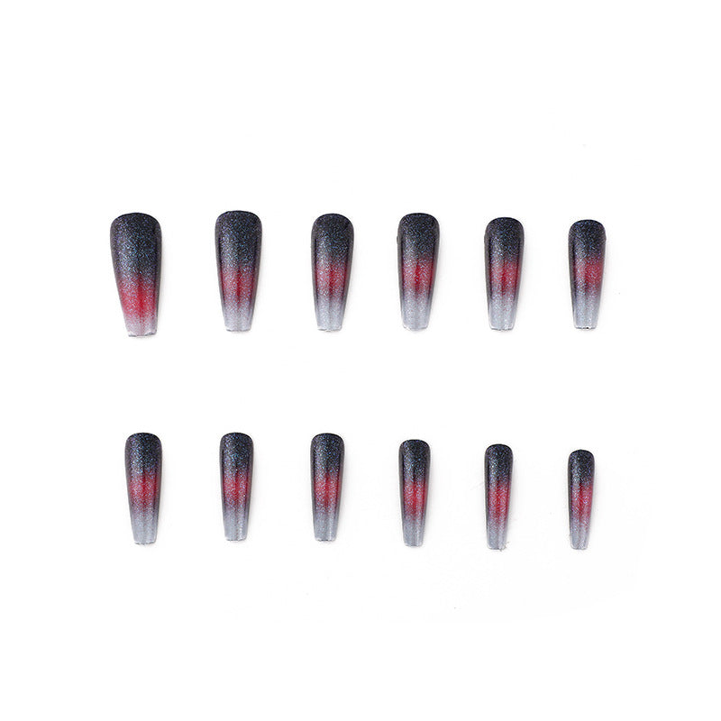Glamorous artificial nails with gradient Bowlift