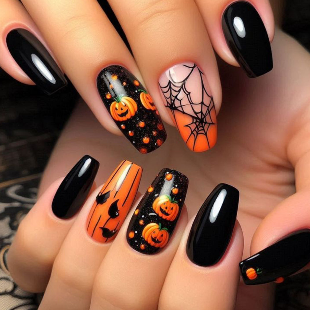 Decorative Halloween Nail Art Extensions Bowlift