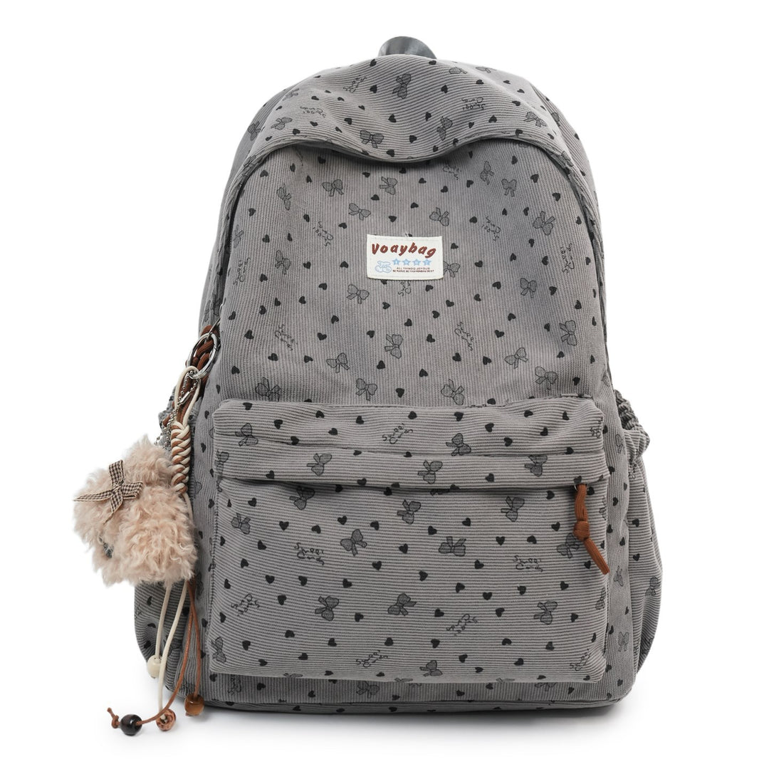 Charming Floral Design Backpack