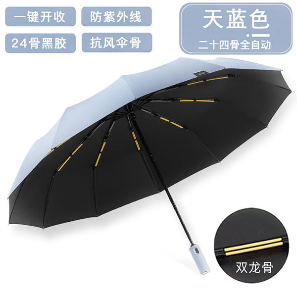 Women sturdy and windproof umbrella Bowlift