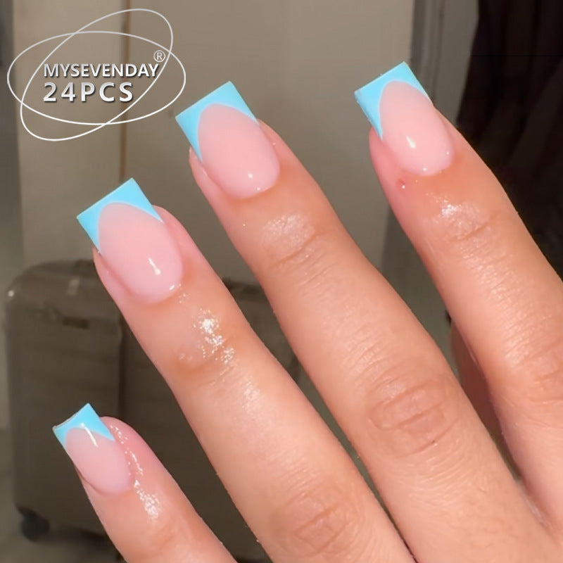 Stylish Gradient Press-On Nail Set Bowlift