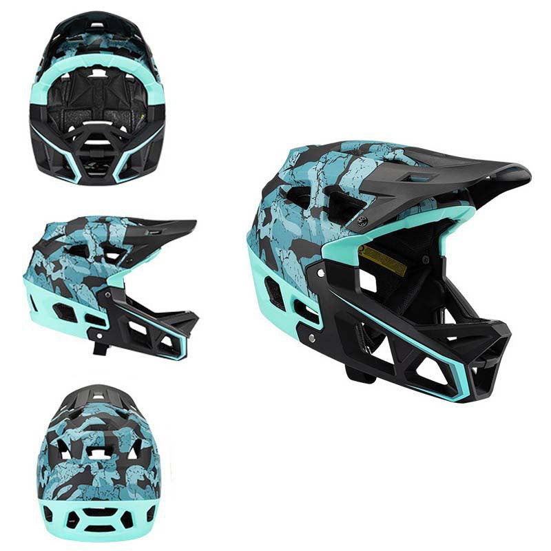 Full-Face Mountain Biking Helmet Bowlift 1784864507