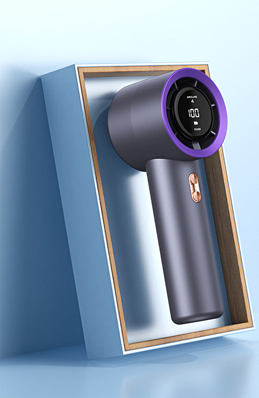 Women's handheld fan with digital control and multiple speed settings Bowlift