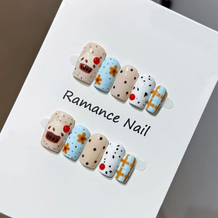 Decorative Themed Nail Art Set Bowlift