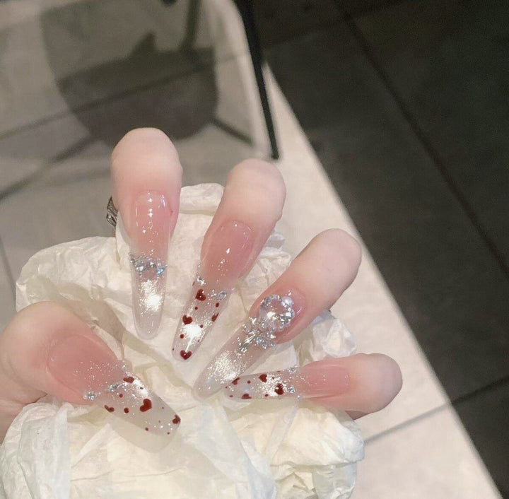 Stylish Stiletto Press-On Nail Extensions Bowlift