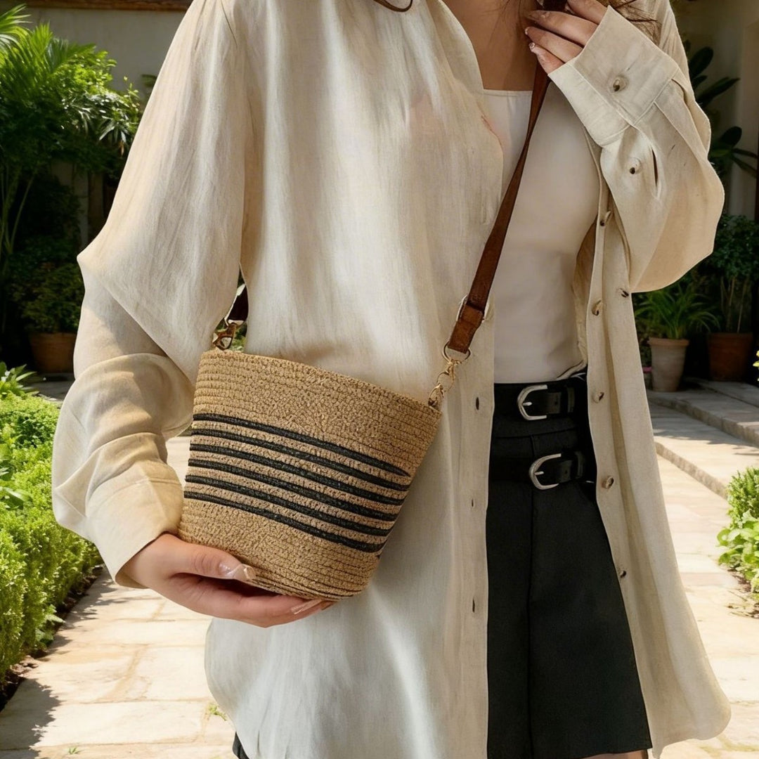 Handmade Crossbody Bag in Boho Style Bowlift
