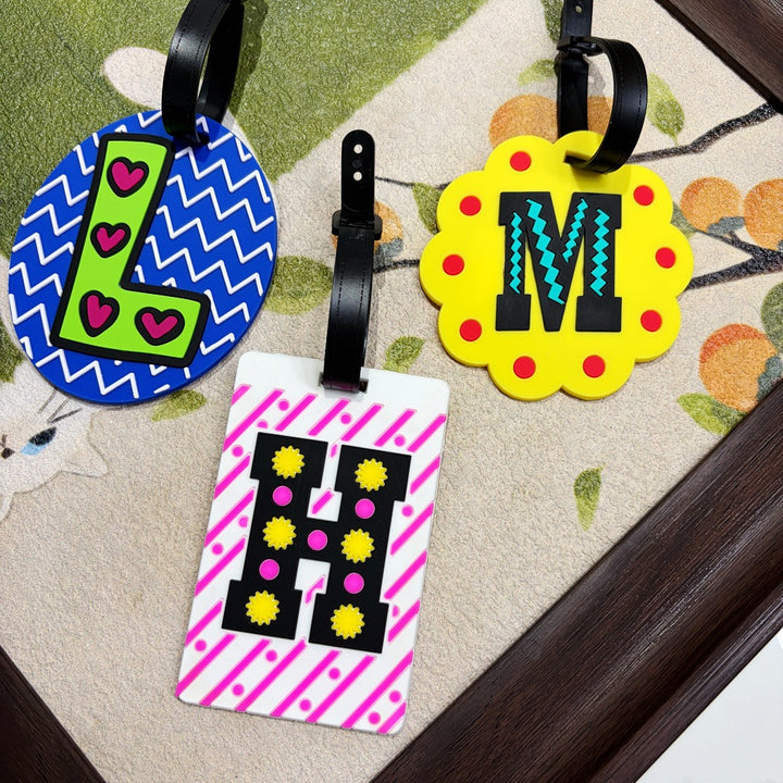 Personalized Alphabet Luggage Tag Bowlift