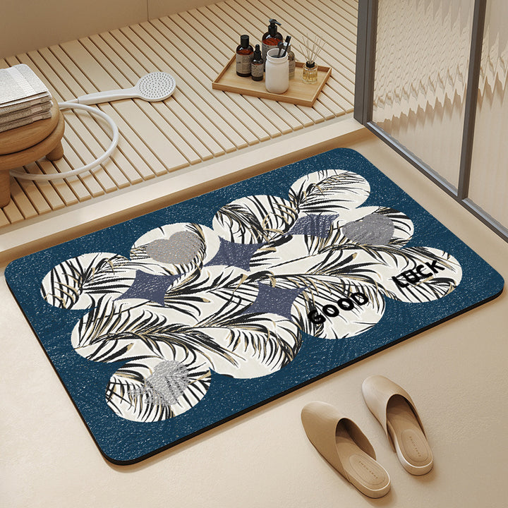Decorative Motivational Bath Mat Bowlift