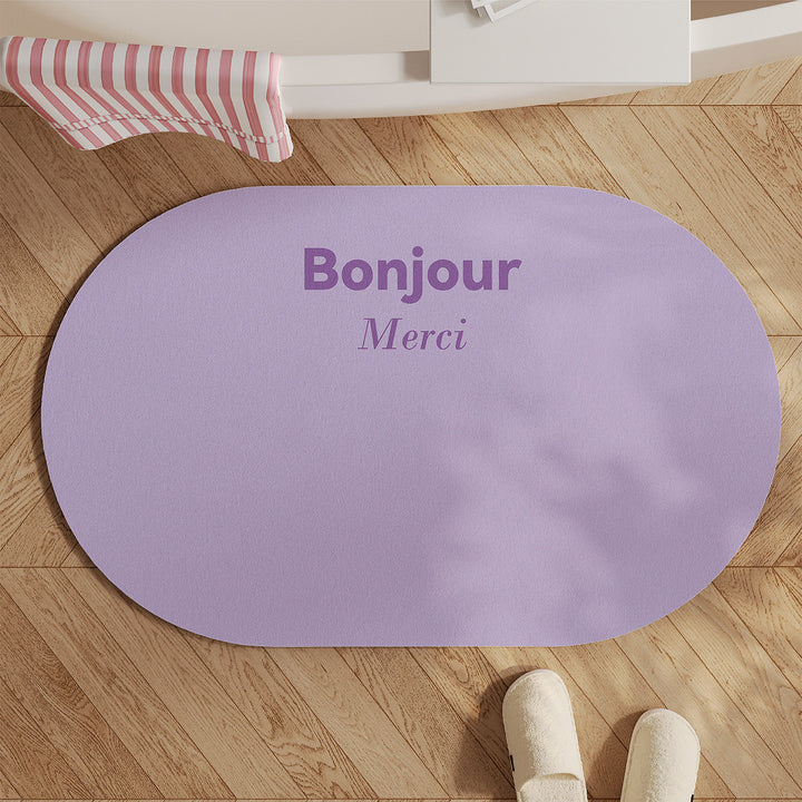 Inspirational Quote Bath Mat