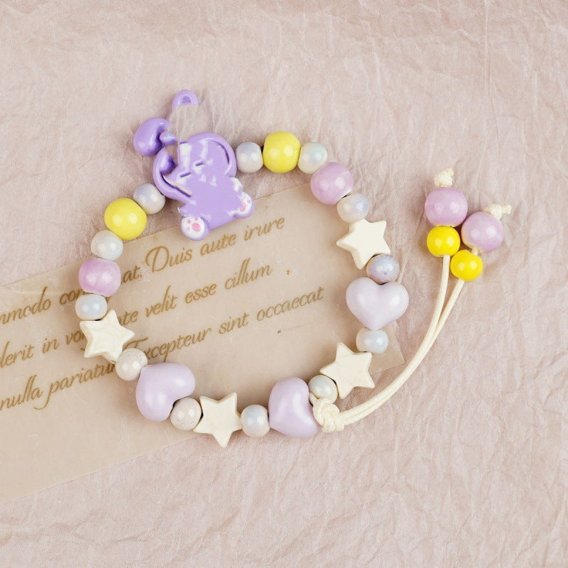 Heart-Shaped Beaded Bracelet Bowlift