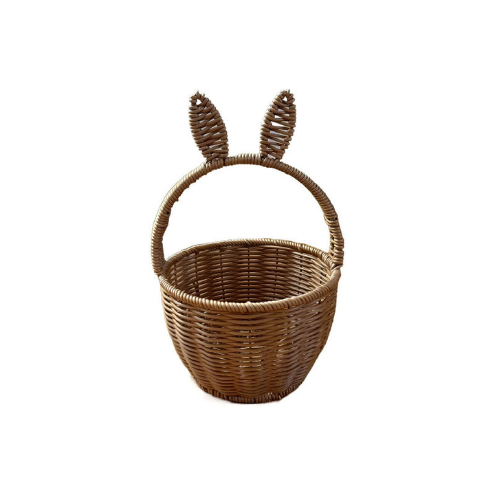 Women Bunny Motif Storage Basket Bowlift