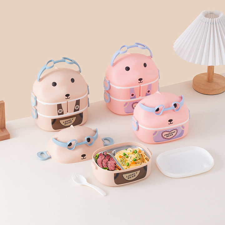 Adorable Animal-Themed Bento Box