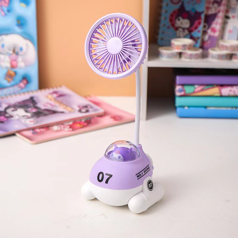 Adorable Cartoon-Themed Desk Fan Bowlift