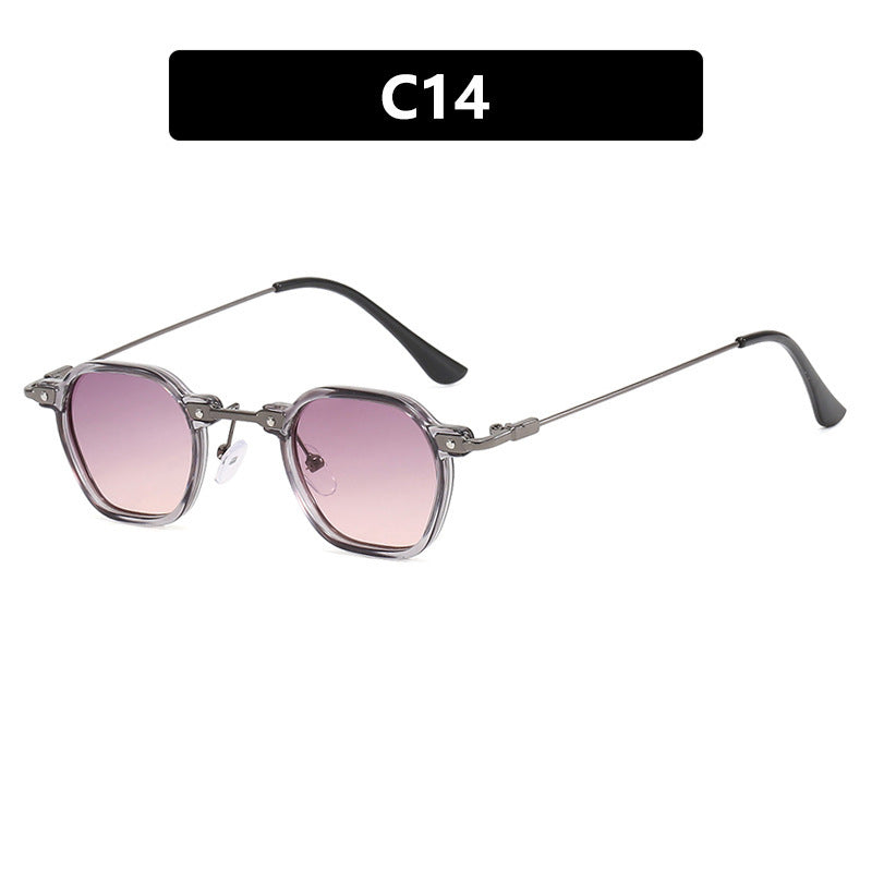 Women's fashionable sunglasses in elegant design with hexagonal frame Bowlift