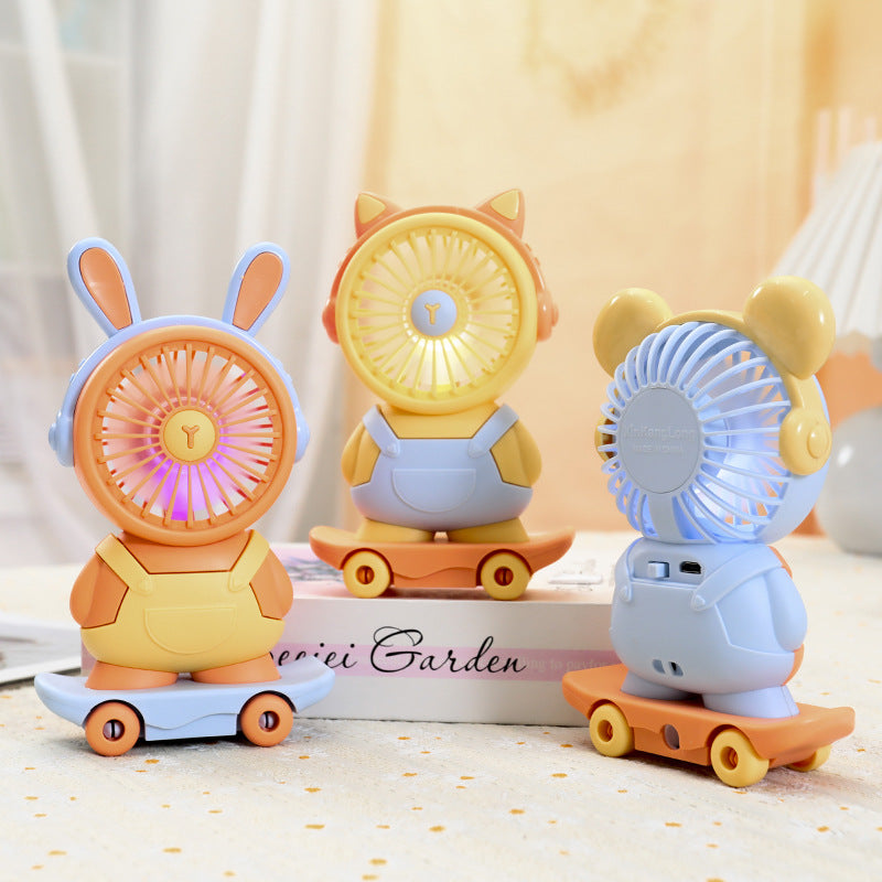 Women Funny Hand Fan in Animal Design Bowlift