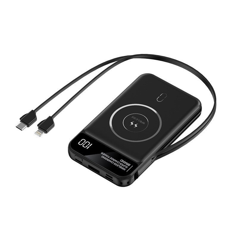 Wireless power bank with innovative fast charging function and digital display Bowlift