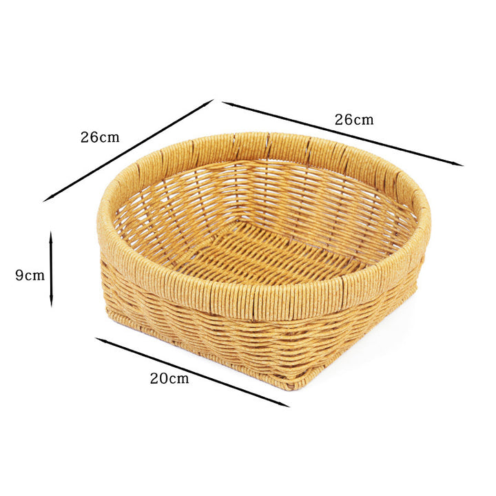 Home Organization Decorative Wicker Basket Bowlift