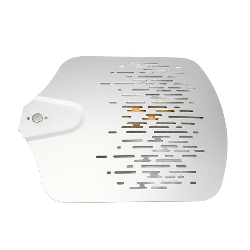 Ventilated Stainless Steel Pizza Peel with Ergonomic Beechwood Handle Bowlift