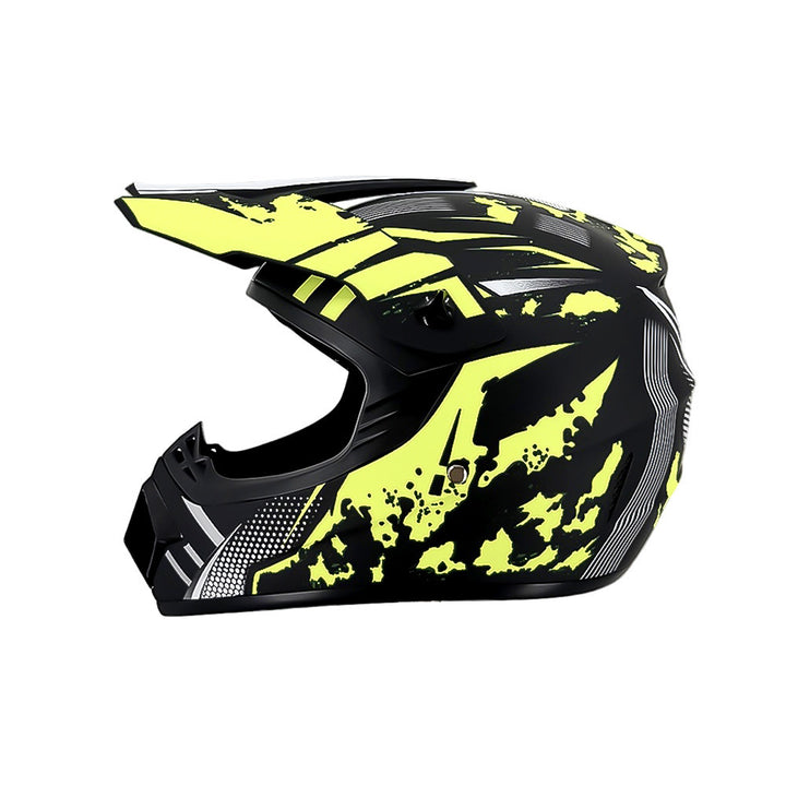 full-face motocross helmet with extended visor and reinforced chin guard Bowlift