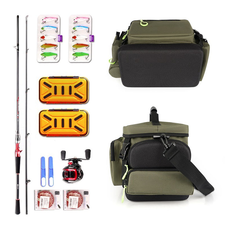 Multi-Compartment Fishing Gear Storage Backpack Bowlift