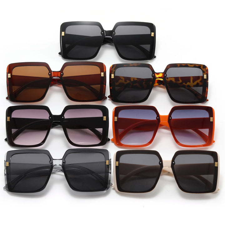 Women trendy oversized square sunglasses Bowlift