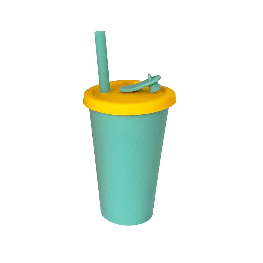 Women Silicone Drink Cup with Lid and Straw Bowlift