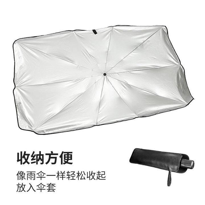 Women collapsible sunshade with windproof construction Bowlift