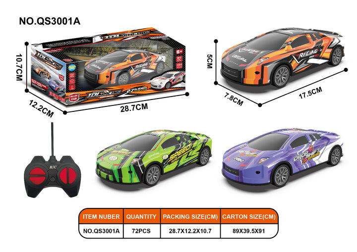 Remote-Controlled Racing Car Bowlift