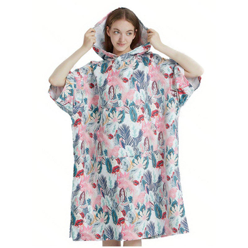 Women colorful bath tunnel with hood Bowlift