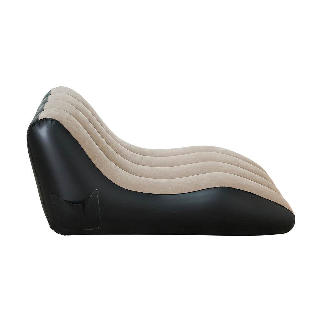 Women Comfortable Inflatable Relax Lounge Chair with Ergonomic Backrest Bowlift