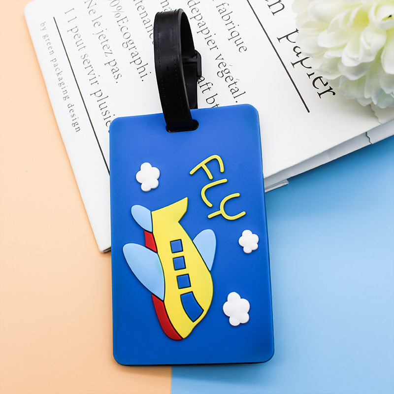 Unisex Luggage Tag in Creative Airplane Design Bowlift