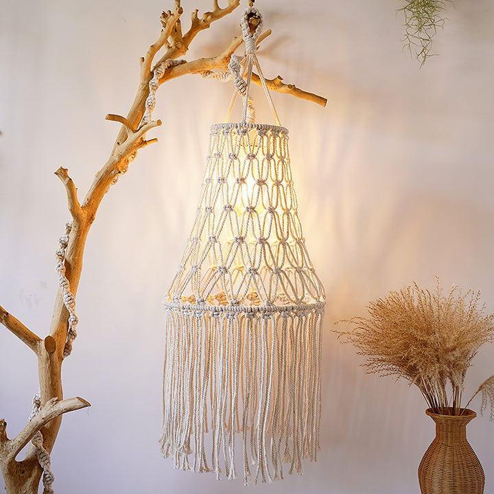 Macrame Hanging Lantern Bowlift