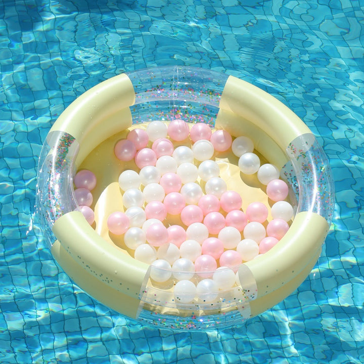 Mermaid-Themed Inflatable Pool Ring Bowlift