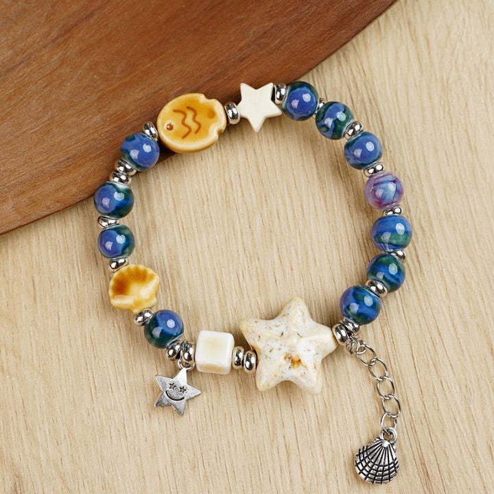Heart-Shaped Beaded Bracelet Bowlift